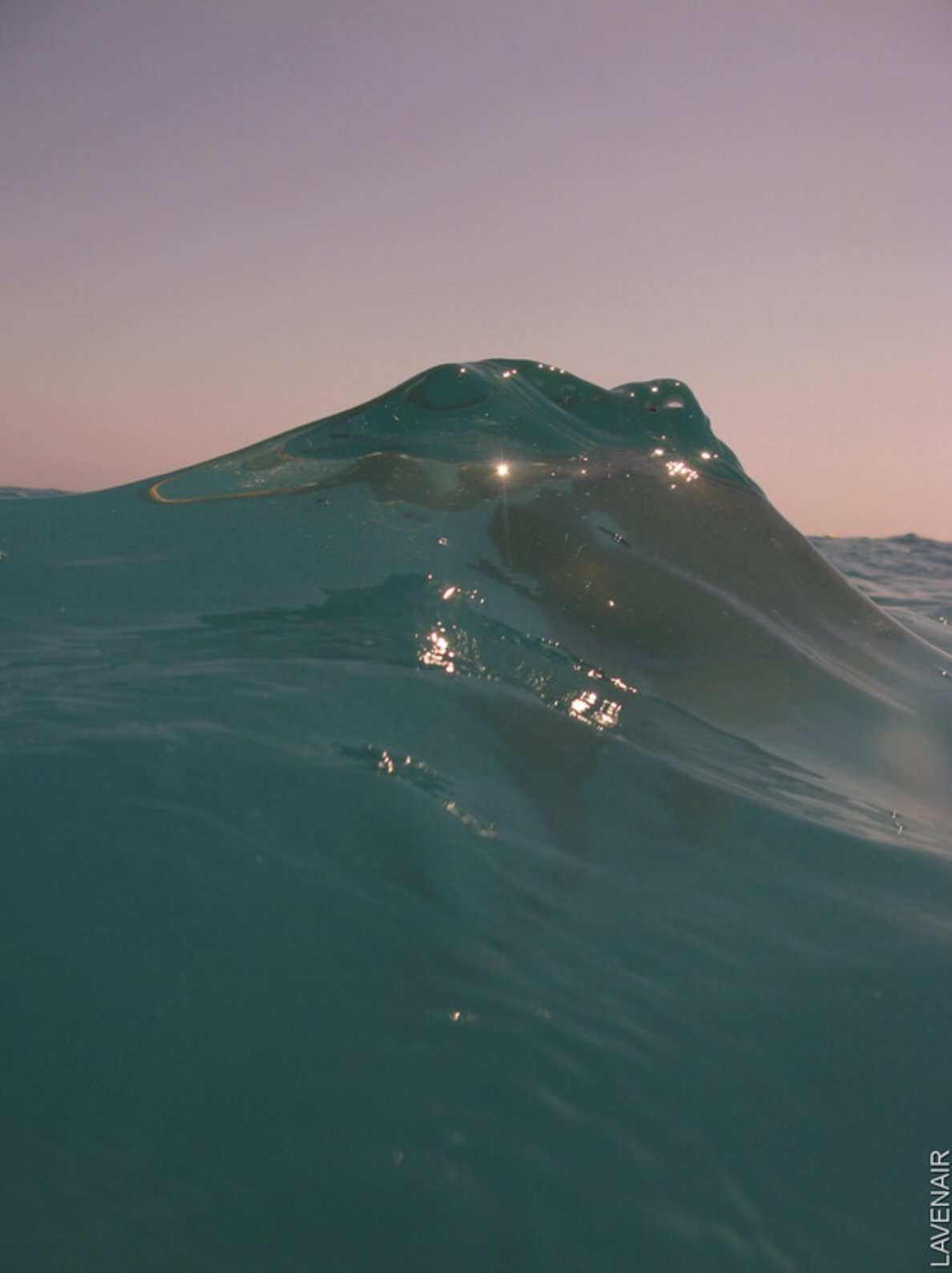 La mer à l'envers — tirage argentique, édition de 8